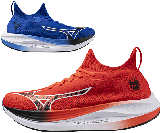 Кроссовки Mizuno Neo Vista MIZIgnitionRed/Black/BaseballB - Фото 4 большая