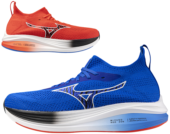 Кроссовки Mizuno Neo Zen Baseball Blue/Black/MIZIgniRed - Фото 6 большая