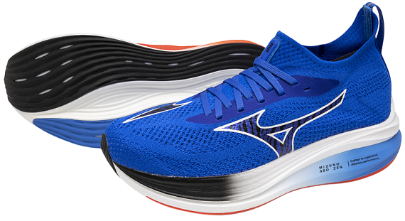 Кроссовки Mizuno Neo Zen Baseball Blue/Black/MIZIgniRed - Фото 7 большая