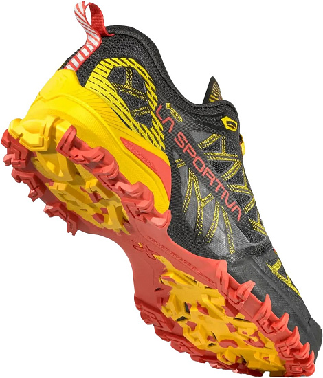 Кроссовки мужские La Sportiva Bushido III Gtx Black/Yellow - Фото 3 большая