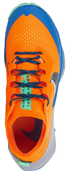 Кроссовки мужские Nike Air Zoom Terra Kiger 7 Total Orange/Signal Blue/Wolf Grey/Obsidian - Фото 2 большая