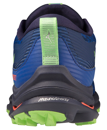 Кроссовки мужские Mizuno Wave Rider Tt BDepths/TechGreen/NFlame - Фото 4 большая
