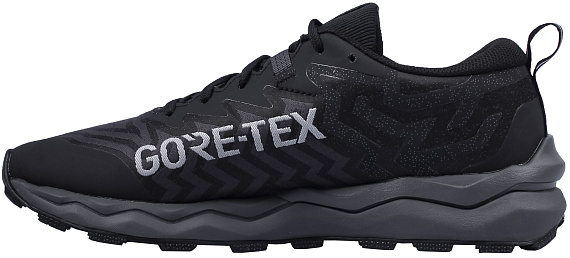 Кроссовки мужские Mizuno Wave Daichi 8 Gtx Ebony/Ultimate Gray/Black - Фото 2 большая