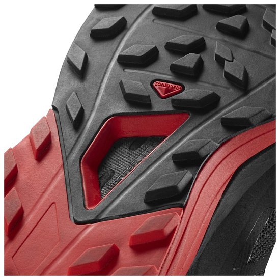 Кроссовки мужские Salomon S-Lab Sense Ultra Black/Rd/Wh - Фото 2 большая