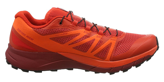 Кроссовки мужские Salomon Sense Ride Fiery Red/Scarlet Ibis/Red Dalhia - Фото 7 большая