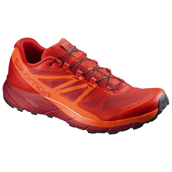 Кроссовки мужские Salomon Sense Ride Fiery Red/Scarlet Ibis/Red Dalhia - Фото 1 большая