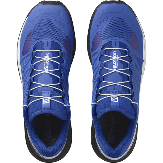 Кроссовки мужские Salomon Wings Pro 3 Nautical Blue/Black/White - Фото 4 большая