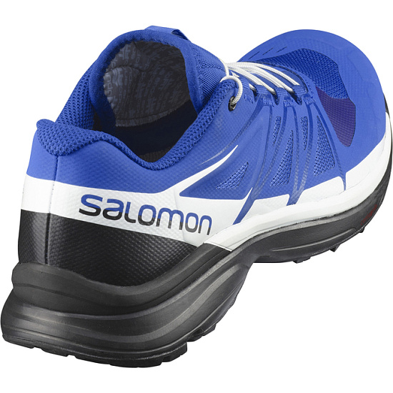 Кроссовки мужские Salomon Wings Pro 3 Nautical Blue/Black/White - Фото 5 большая