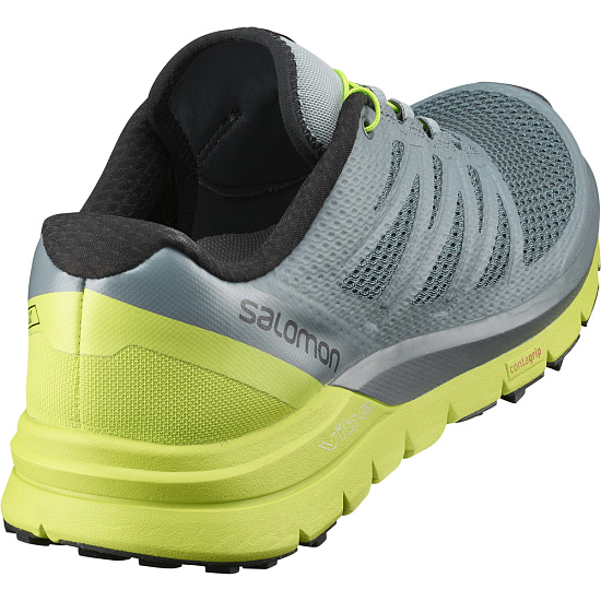 Кроссовки мужские Salomon Sense Pro Max Stormy Weather/Acid Lime/Black - Фото 4 большая
