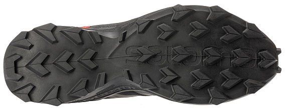 Кроссовки мужские Salomon Supercross Black/Black/Black - Фото 4 большая