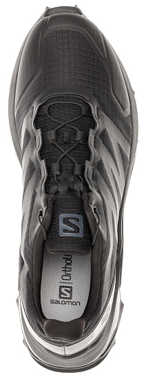 Кроссовки мужские Salomon Supercross Black/Black/Black - Фото 6 большая