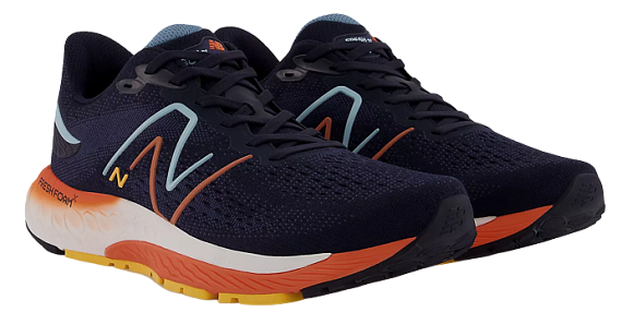 Кроссовки мужские New Balance Fresh Foam X 880v12 Eclipse/Vibrant Apricot/Bleach Blue - Фото 2 большая