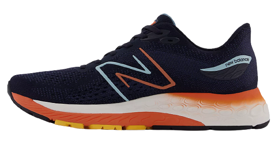 Кроссовки мужские New Balance Fresh Foam X 880v12 Eclipse/Vibrant Apricot/Bleach Blue - Фото 3 большая