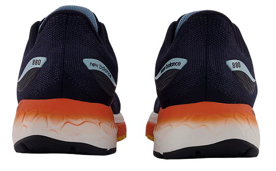 Кроссовки мужские New Balance Fresh Foam X 880v12 Eclipse/Vibrant Apricot/Bleach Blue - Фото 4 большая