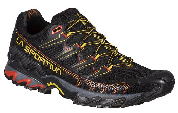 Кроссовки мужские La Sportiva Ultra Raptor II Black/Yellow - Фото 2 большая