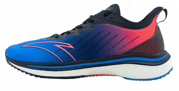 Кроссовки мужские Anta Mach Mid-Blue/Navy Blue/Luminous Red - Фото 1 большая
