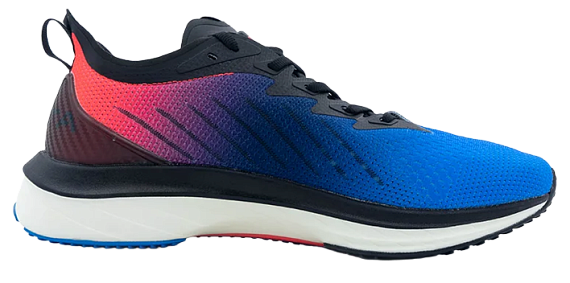 Кроссовки мужские Anta Mach Mid-Blue/Navy Blue/Luminous Red - Фото 2 большая
