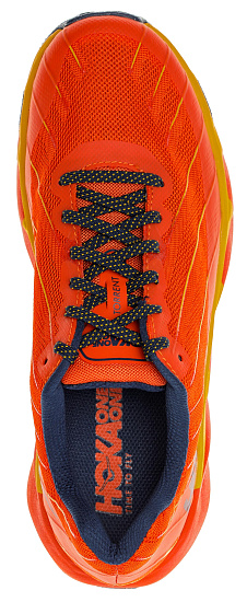 Кроссовки мужские Hoka Torrent Tangerine Tango/Old Gold - Фото 4 большая