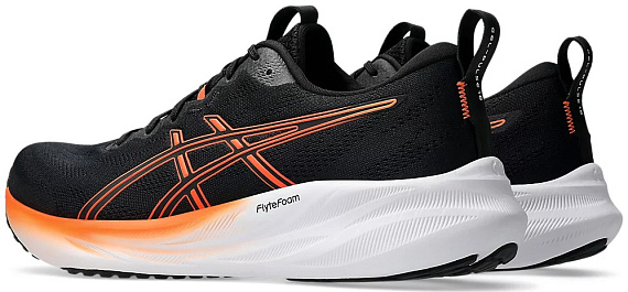 Кроссовки мужские ASICS Gel-Pulse 16 Black/Nova Orange - Фото 3 большая