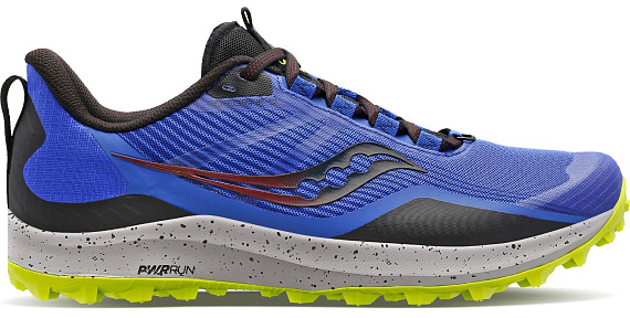 Кроссовки мужские Saucony Peregrine 12 Blue Raz/Acid - Фото 1 большая