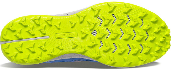 Кроссовки мужские Saucony Peregrine 12 Blue Raz/Acid - Фото 4 большая