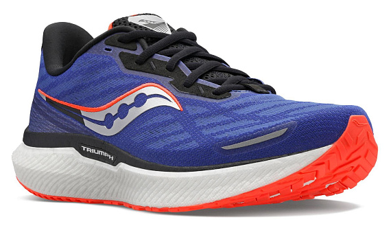 Кроссовки мужские Saucony Triumph 19 Sapphire/Vizi Red - Фото 3 большая