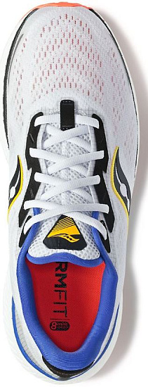 Кроссовки мужские Saucony Triumph 19 White/Black/Vizi - Фото 3 большая