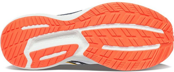 Кроссовки мужские Saucony Triumph 19 White/Black/Vizi - Фото 4 большая