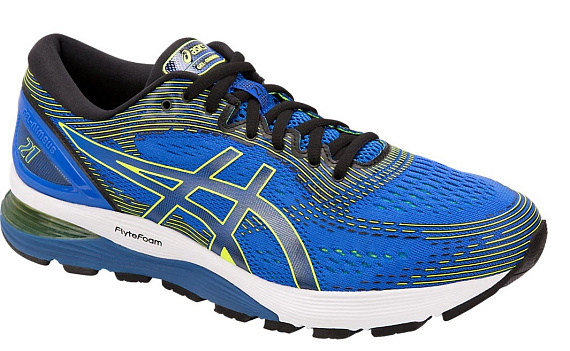 Кроссовки мужские ASICS GEL-Nimbus 21 Illusion Blue/Black - Фото 6 большая
