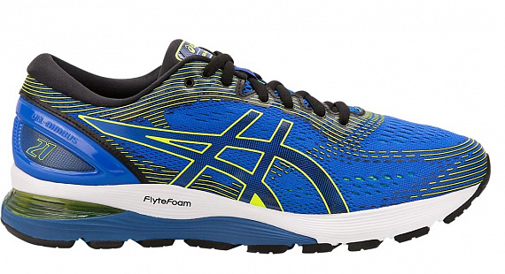 Кроссовки мужские ASICS GEL-Nimbus 21 Illusion Blue/Black - Фото 1 большая