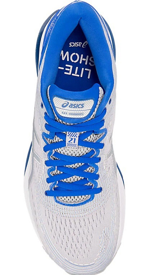 Кроссовки мужские ASICS GEL-Nimbus 21 Lite-Show Mid Grey/Illusion Blue - Фото 3 большая