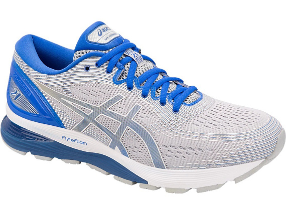 Кроссовки мужские ASICS GEL-Nimbus 21 Lite-Show Mid Grey/Illusion Blue - Фото 6 большая
