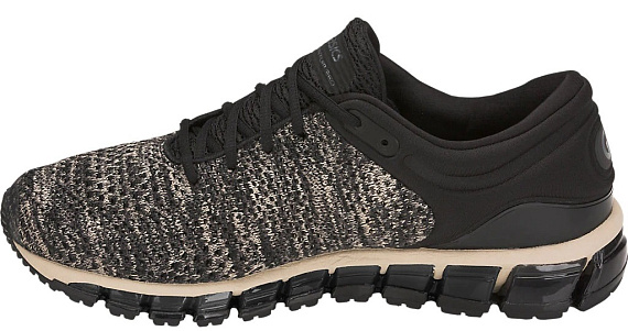 Кроссовки мужские ASICS GEL-Quantum 360 Knit 2 Feather Grey/Black - Фото 6 большая