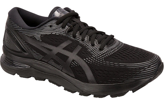 Кроссовки мужские ASICS GEL-Nimbus 21 Black/Black - Фото 6 большая
