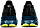 Кроссовки мужские ASICS Novablast 2 Black/Glow Yellow - Фото 5 малая