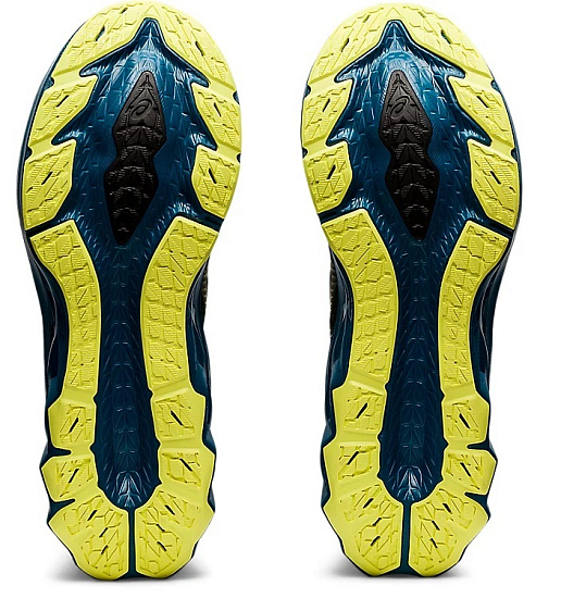 Кроссовки мужские ASICS Novablast 2 Black/Glow Yellow - Фото 7 большая