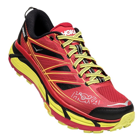 Кроссовки мужские Hoka Mafate Speed 2 TrueRed/Citrus - Фото 5 большая