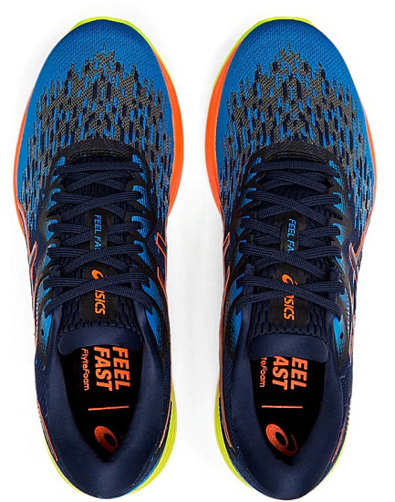 Кроссовки мужские ASICS Dynaflyte 4 Peacoat/Flash Coral - Фото 3 большая