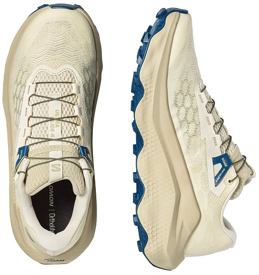 Кроссовки мужские Salomon Ultra Glide 4 Transparent Yellow/Bog/Gibraltar Sea - Фото 7 большая