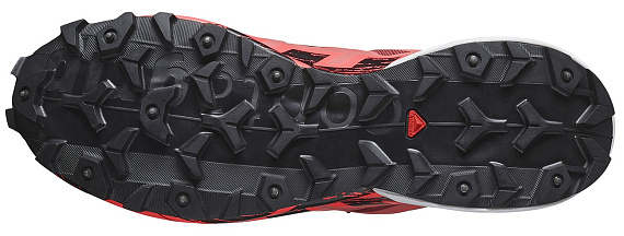 Кроссовки Salomon Spikecross 6 Gtx Cow Hide/Black/Coral - Фото 2 большая