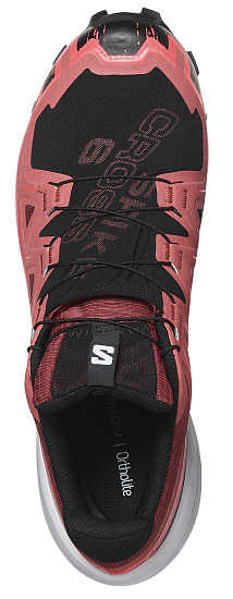 Кроссовки Salomon Spikecross 6 Gtx Cow Hide/Black/Coral - Фото 4 большая