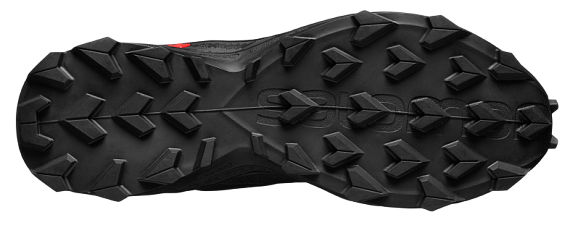 Кроссовки мужские Salomon Supercross Blast Black/Bk/Bk - Фото 3 большая