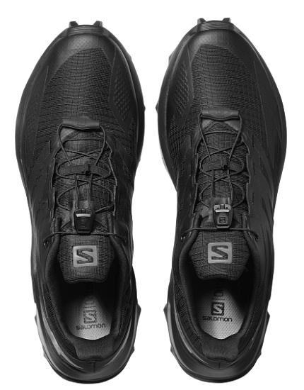 Кроссовки мужские Salomon Supercross Blast Black/Bk/Bk - Фото 4 большая