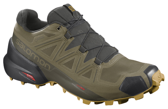 Кроссовки мужские Salomon Speedcross 5 GTX Martini Ol/Pe - Фото 1 большая