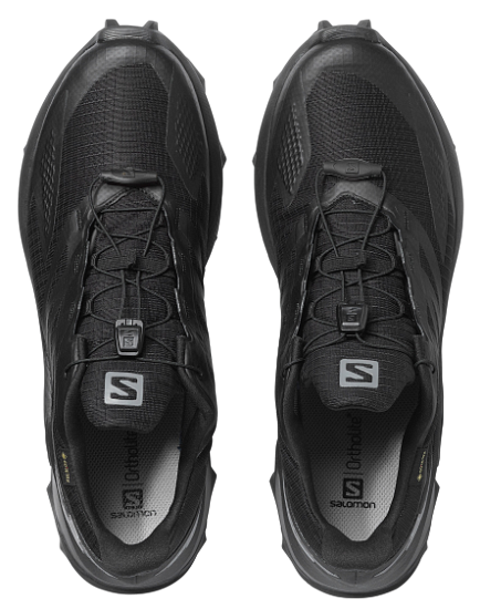Кроссовки мужские Salomon Supercross Blast GTX Bk/Bk/Bk - Фото 5 большая