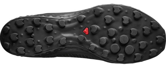 Кроссовки мужские Salomon S/Lab Cross Black/White/Black - Фото 3 большая