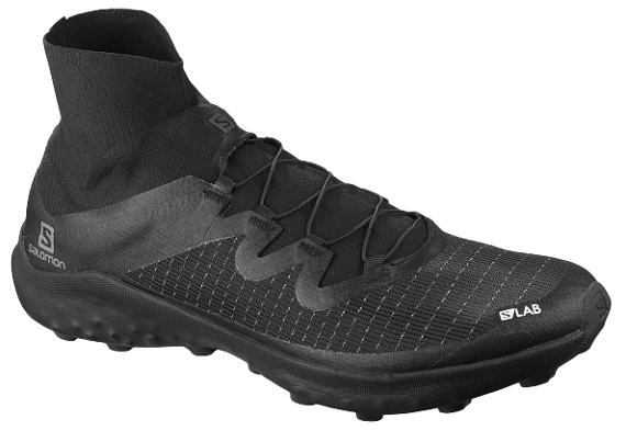 Кроссовки мужские Salomon S/Lab Cross Black/White/Black - Фото 1 большая