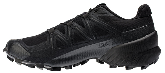 Кроссовки мужские Salomon Speedcross 5 Wide Black/Bk/Pha - Фото 6 большая