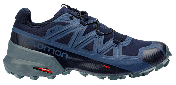Кроссовки мужские Salomon Speedcross 5 GTX Navy Blaze/St - Фото 1 большая