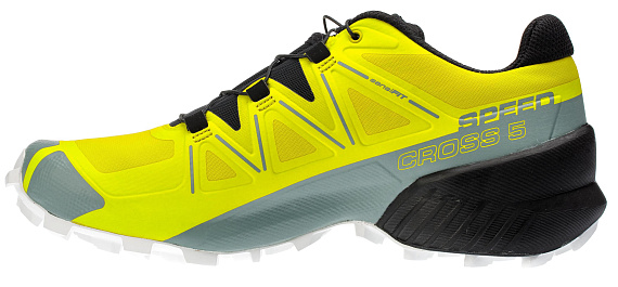 Кроссовки мужские Salomon Speedcross 5 Sulphur Spring/Bk - Фото 5 большая